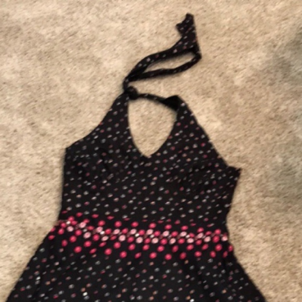 Embellished dress, pink dress. Floral dress size Small embellished flowers pink - Picture 10 of 11